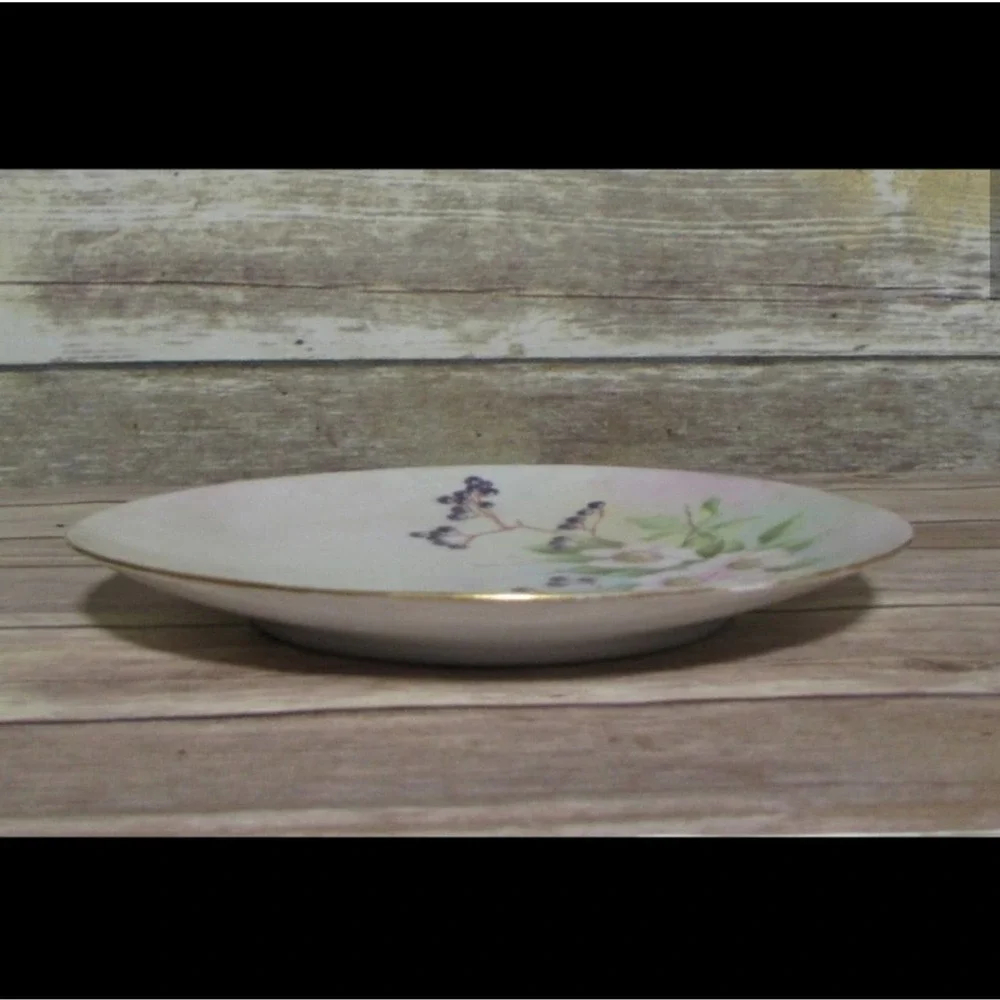 Vintage J & C Bavaria Decorative Plate Huckleberry - Picture 3 of 5